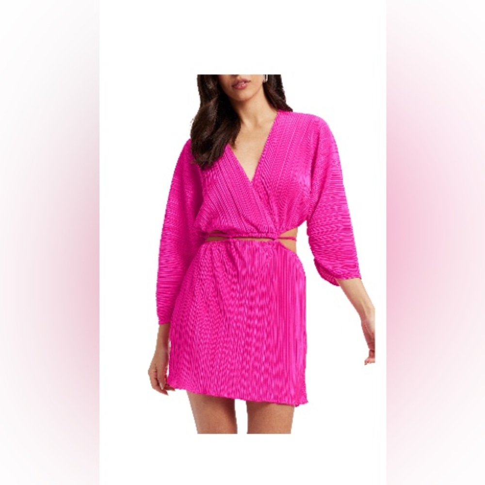 PINK Good American cut out dress